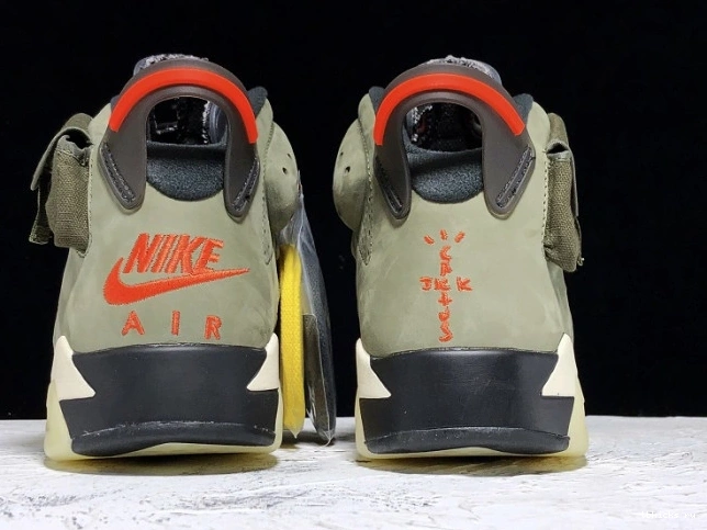 Reps TB Medium CN1084-200 Scott 6 Travis Air Jordan Olive x 0810